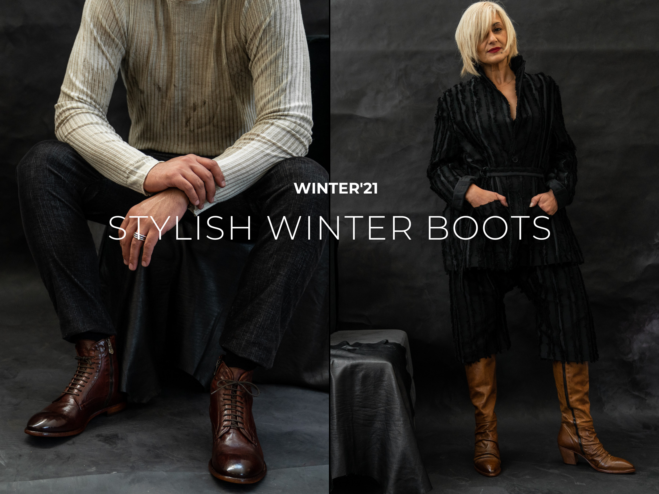 【23.65】24FW★ PIERROT WINTER SHOES Most Stylish Winter Boots for Men & Women | 124 Shoes