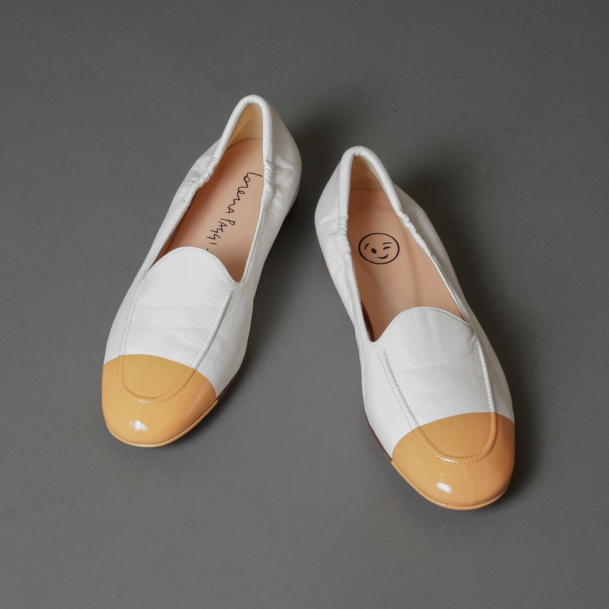 Lorena paggi Womens Flats 31310 White