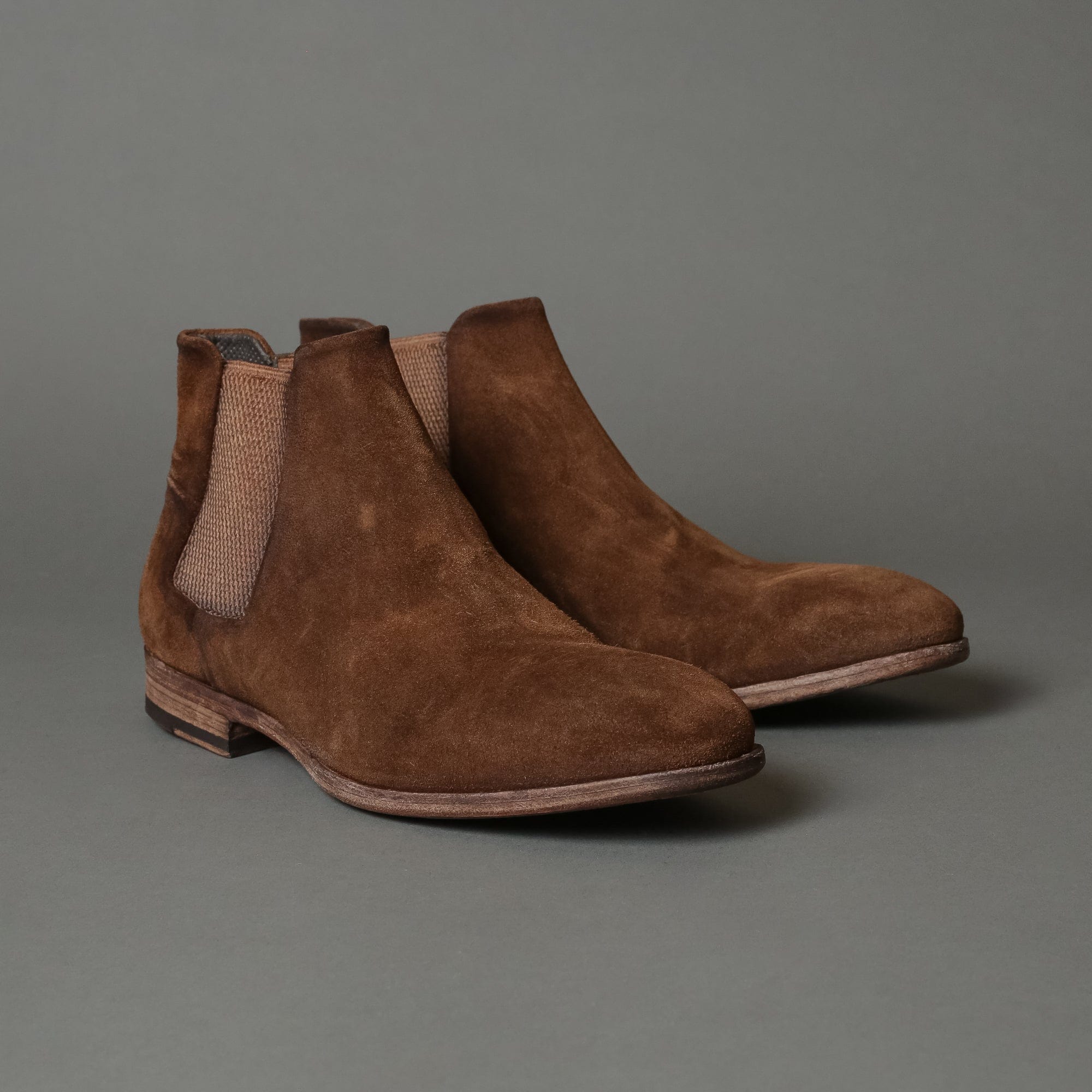 Conflict For Interest Chelsea Boot Livorno Reverse leather Mid-brown