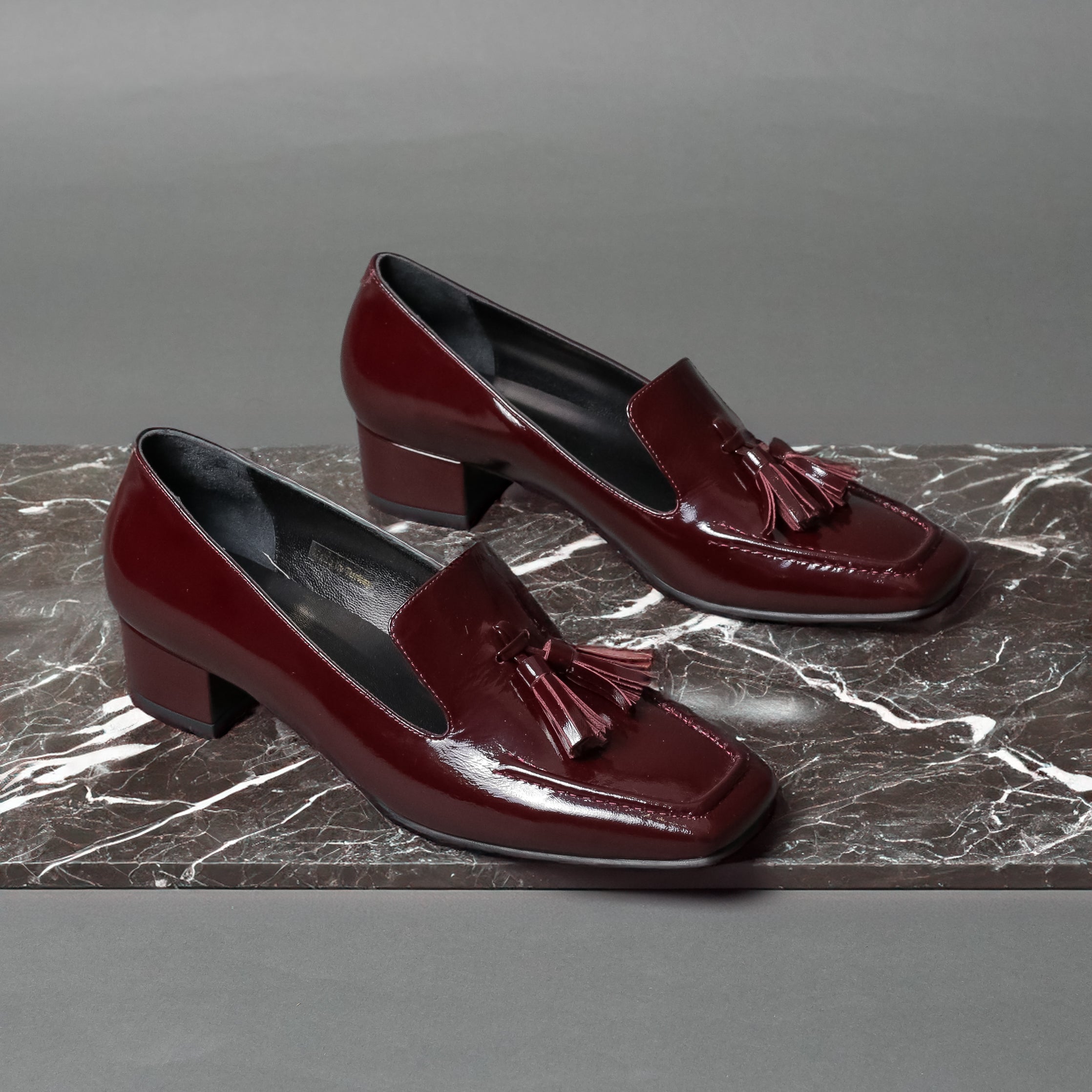 A024 Burgundy - 124 Shoes