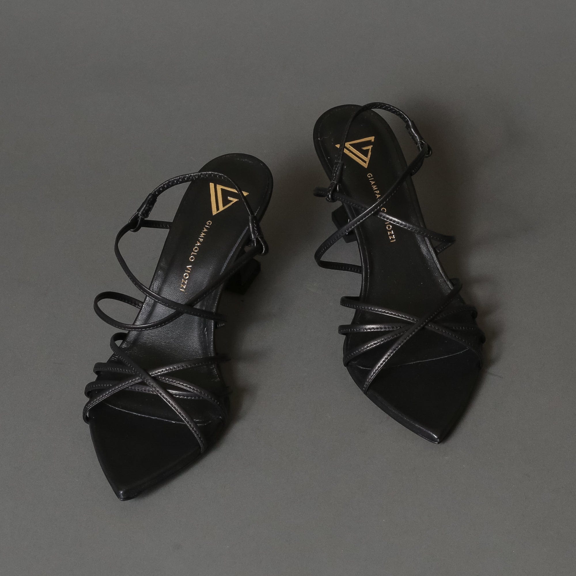 Giampaolo Viozzi Womens Sandal TAN 3121 Black