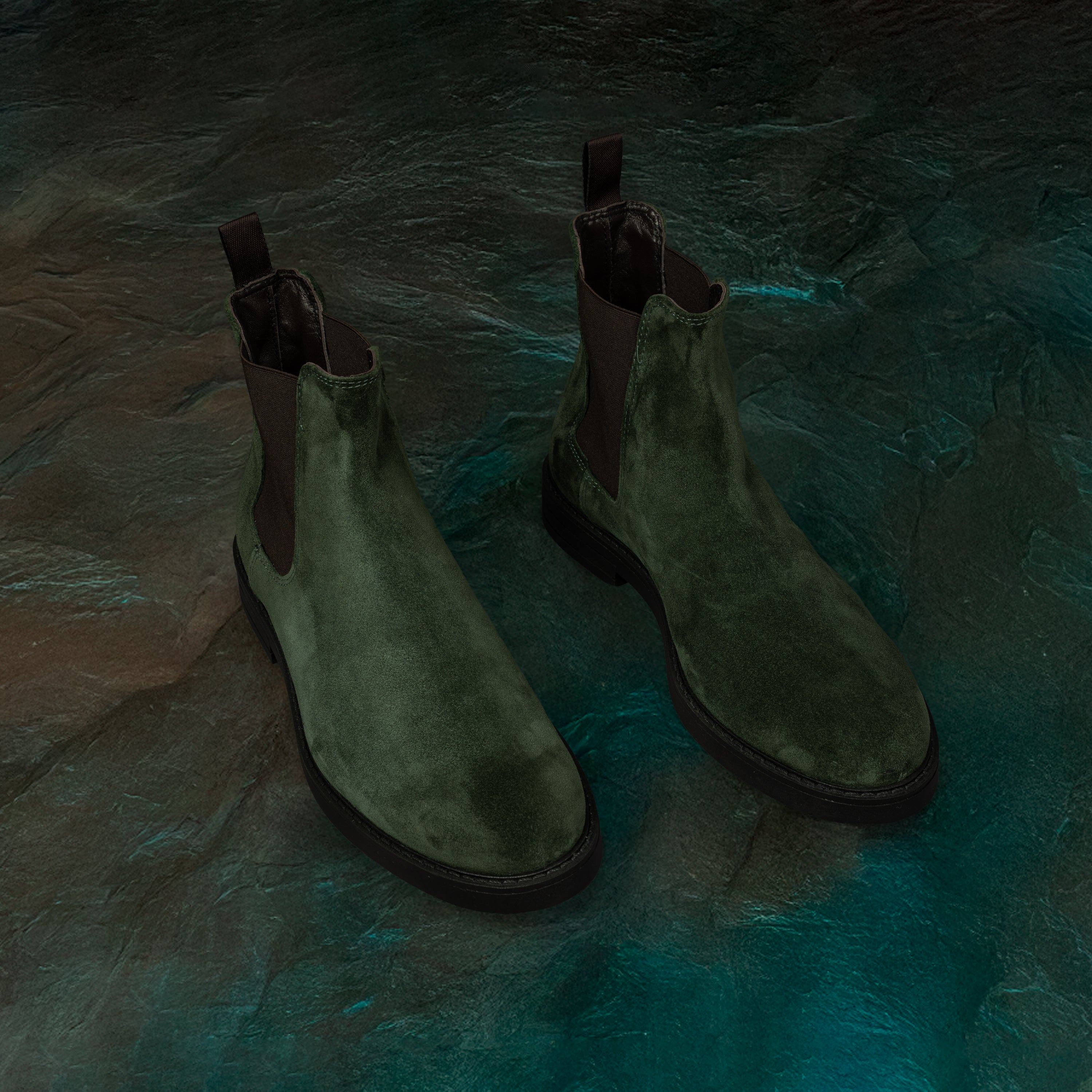 BP1102L Suede Green - 124 Shoes