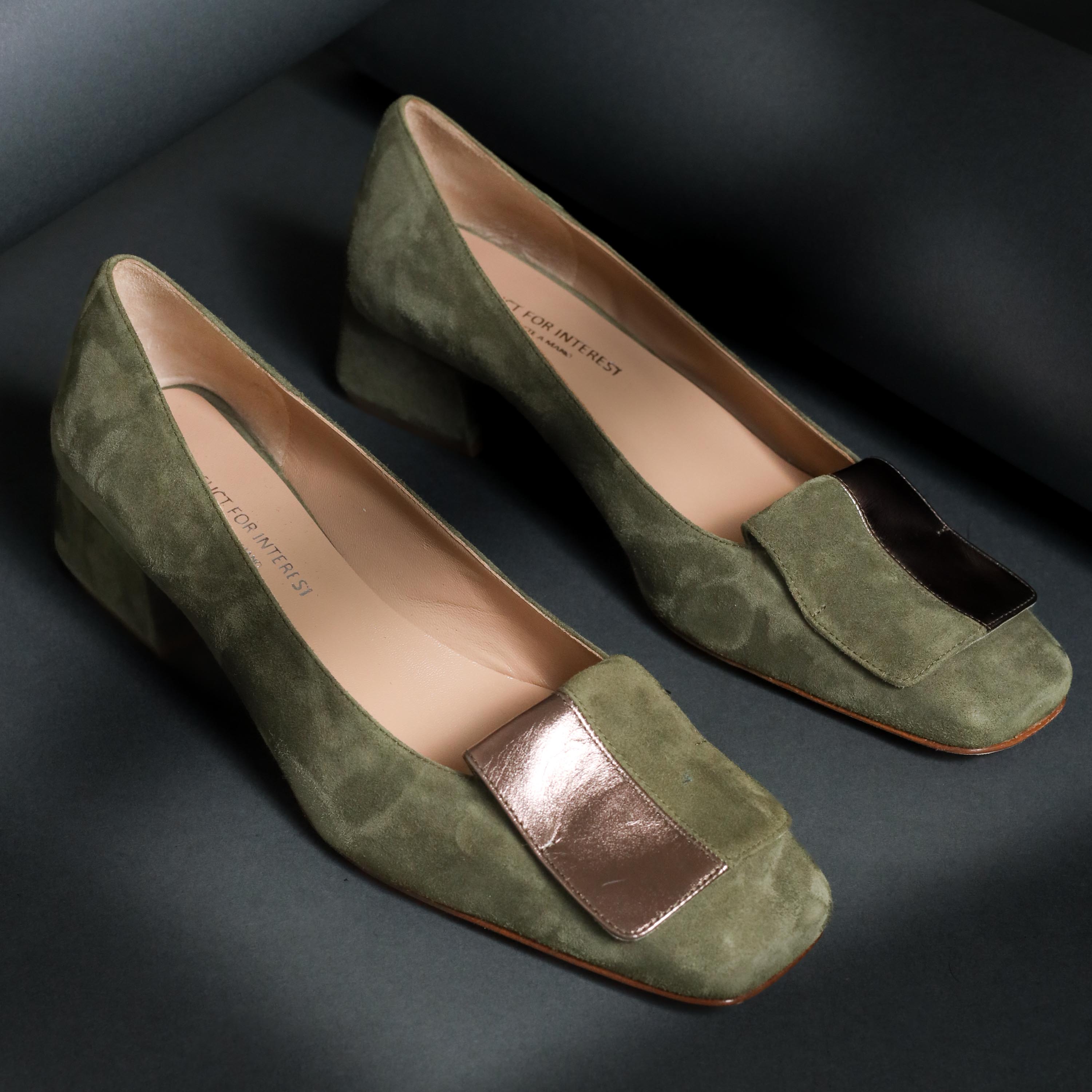 Conflict For Interest Womens Pump Conflict For Interest Iris Green