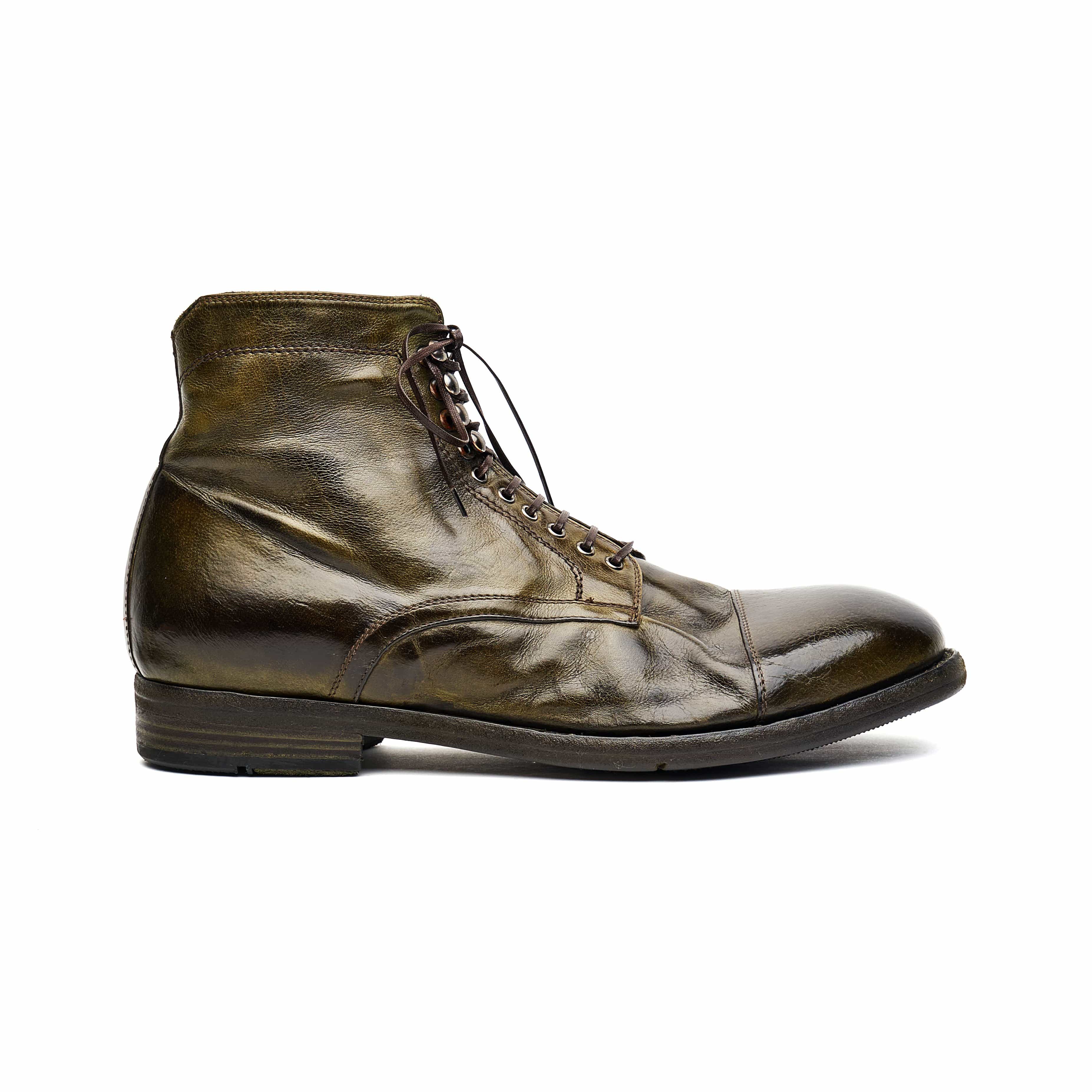 lemargo Capsule DR02A Men Green Ankle Boot - 124 Shoes
