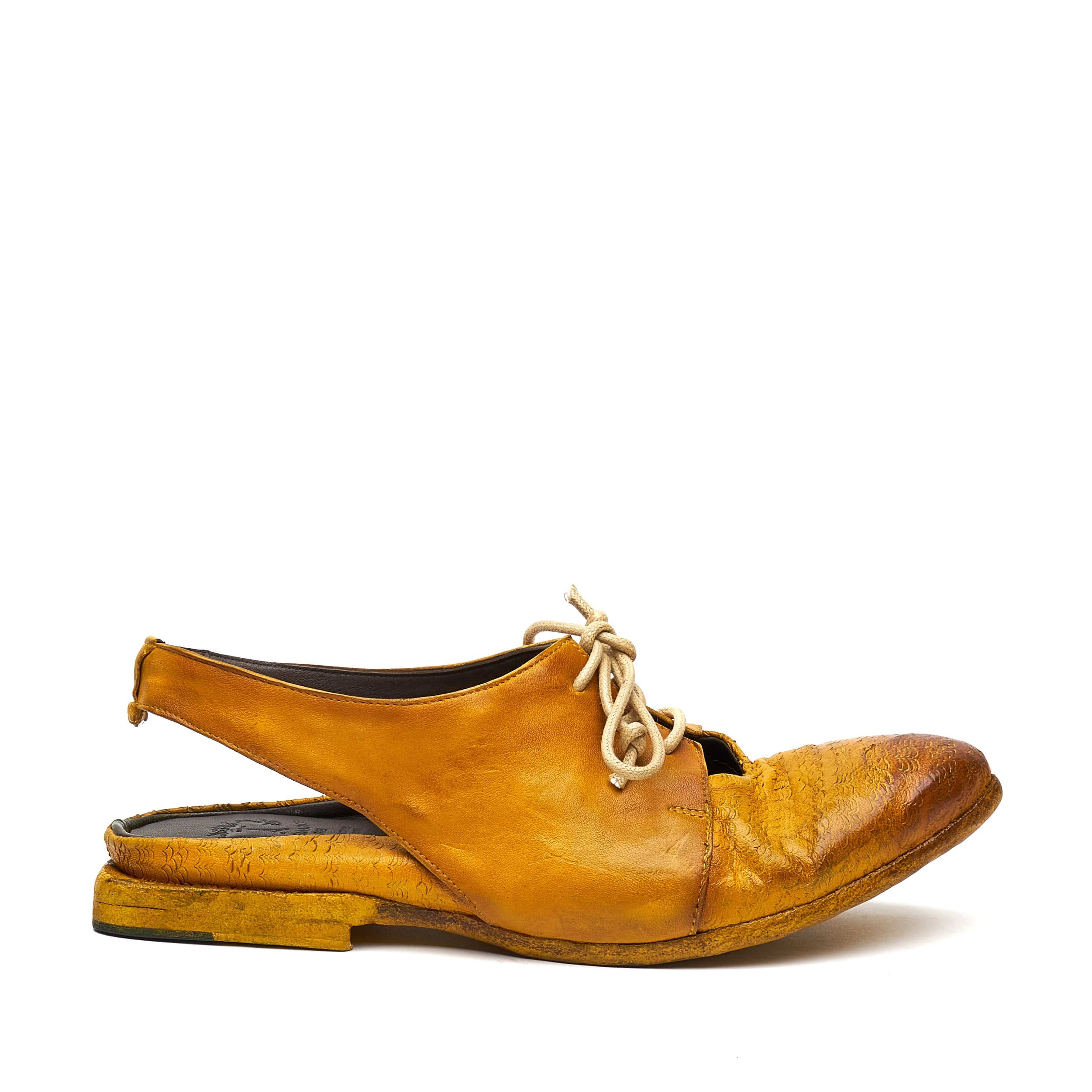 Le Ruemarcel Womens Mule Le RueMarcel 182 Mustard