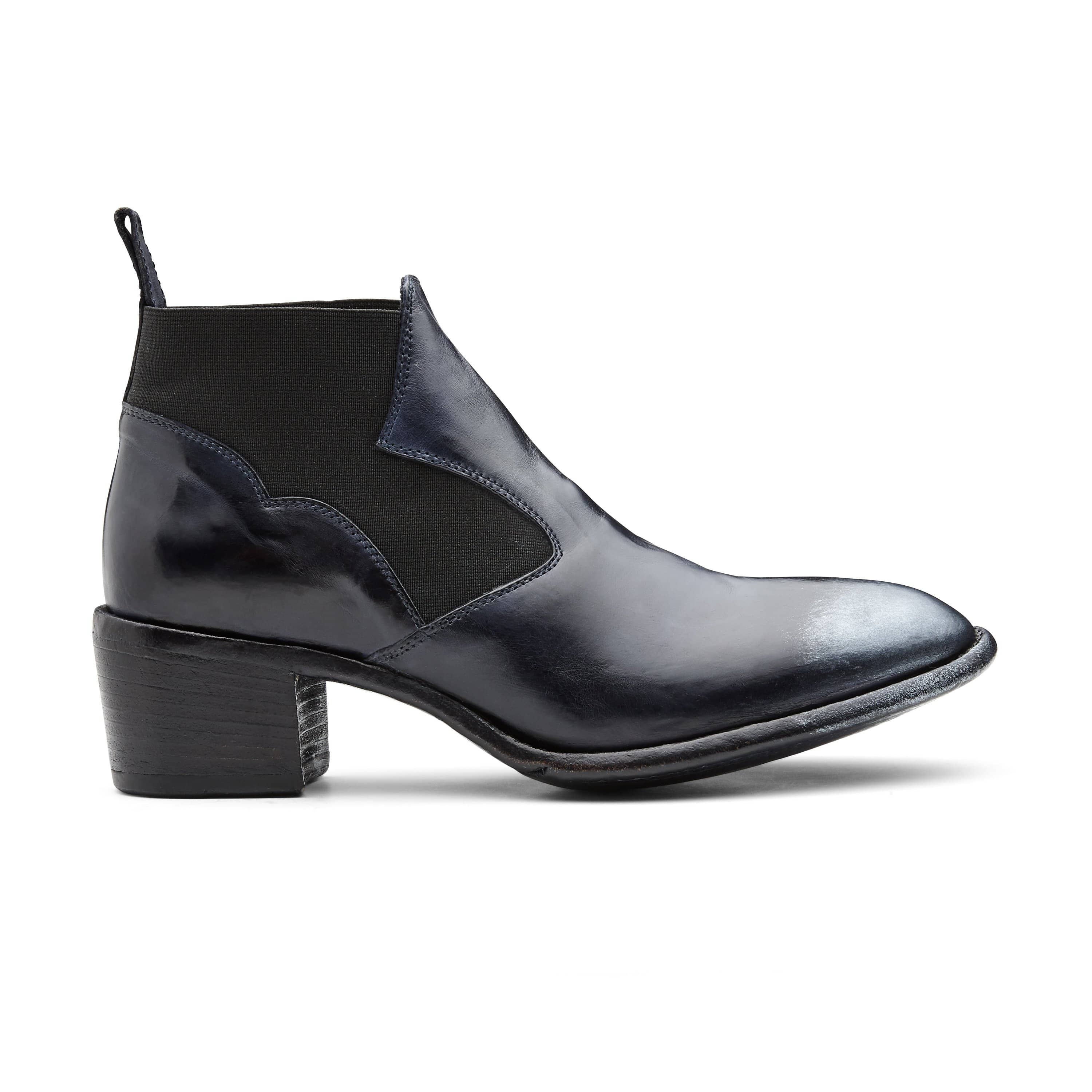 Lemargo AP03B Blue-Silver Womens Chelsea Boot - 124 Shoes