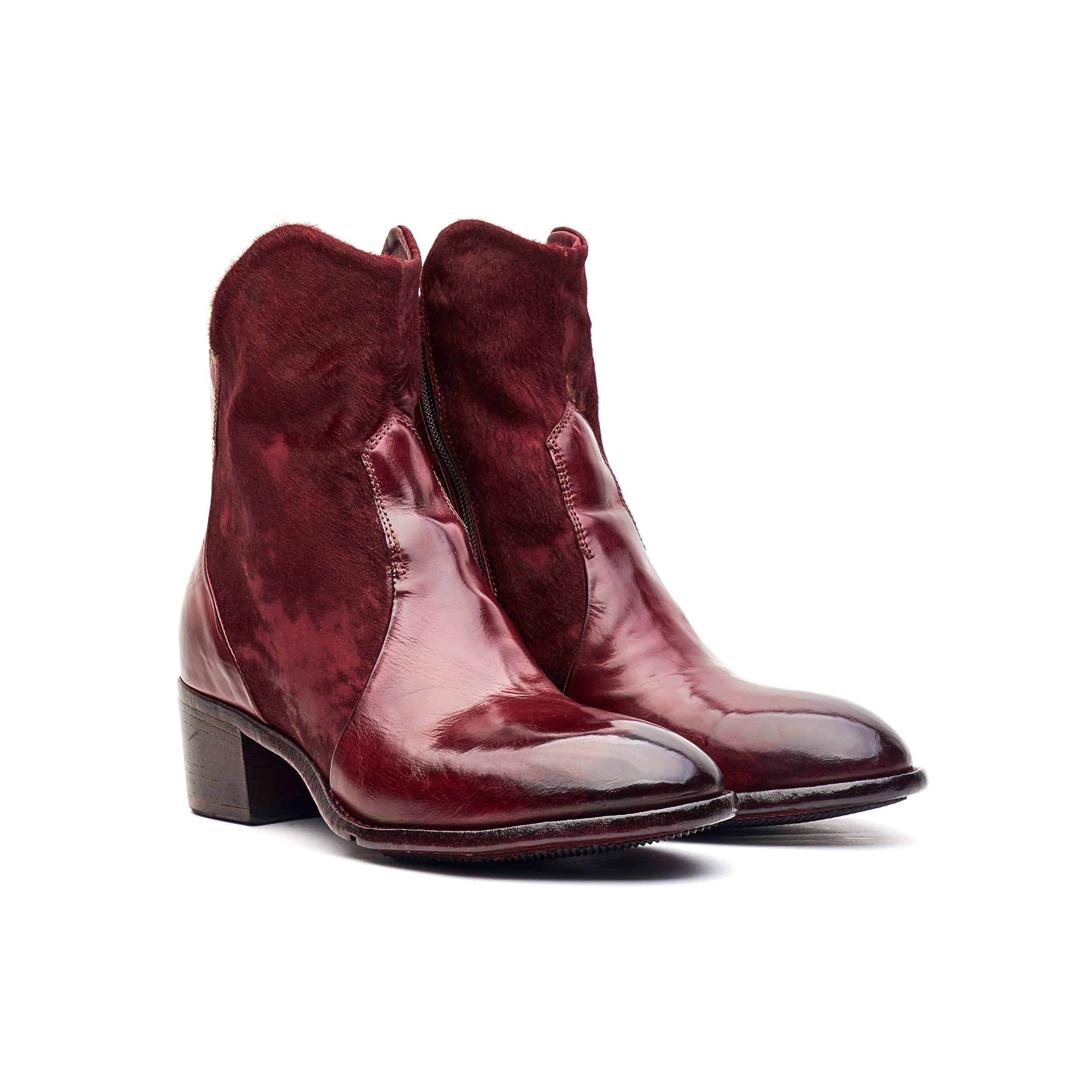 Lemargo AP12B Burgundy Womens Ankle Boot - 124 Shoes