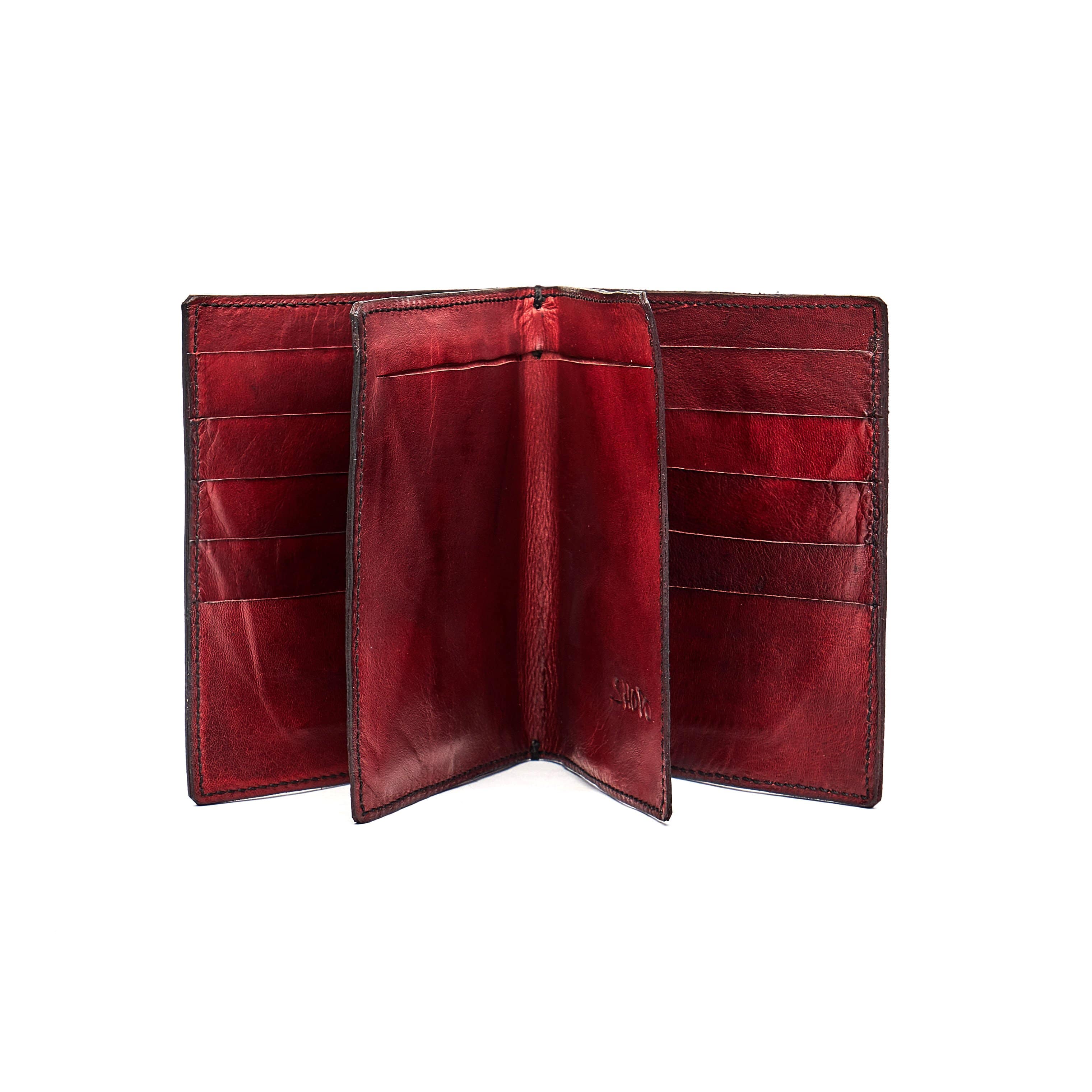 Shoto Men wallet Red/Black Wallet - 124 Shoes