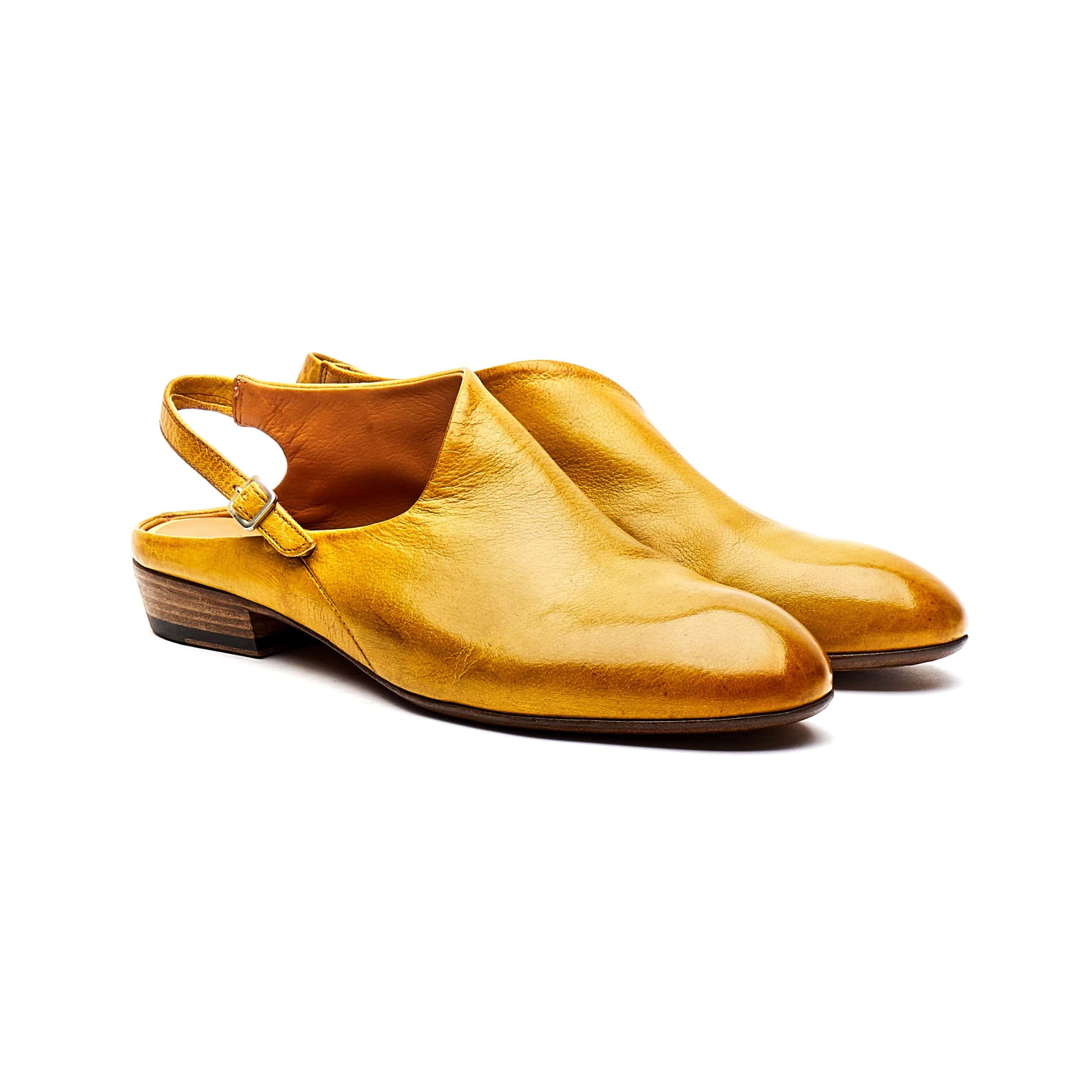 Pantanetti 11161 Yellow Womens Flats - 124 Shoes